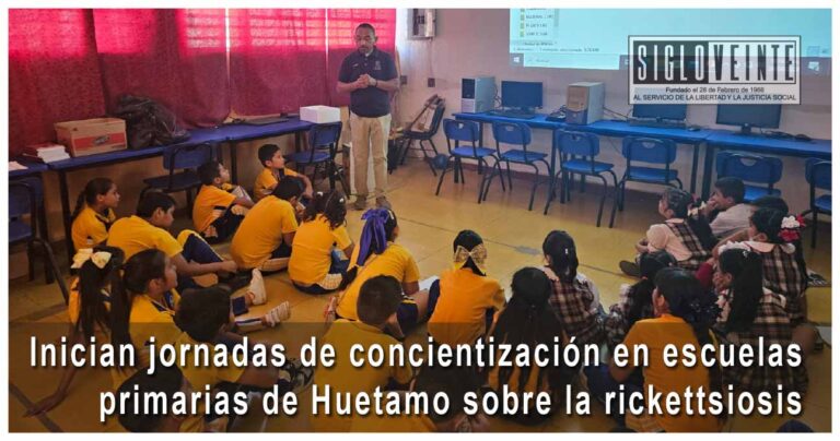 Inician jornadas de concientización en escuelas primarias de Huetamo sobre la rickettsiosis