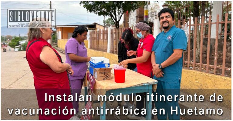 Instalan módulo itinerante de vacunación antirrábica en Huetamo