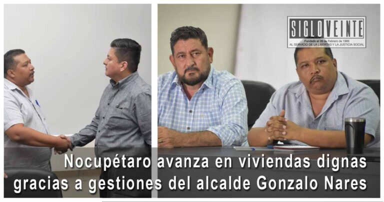 Nocupétaro avanza en viviendas dignas gracias a gestiones del alcalde Gonzalo Nares