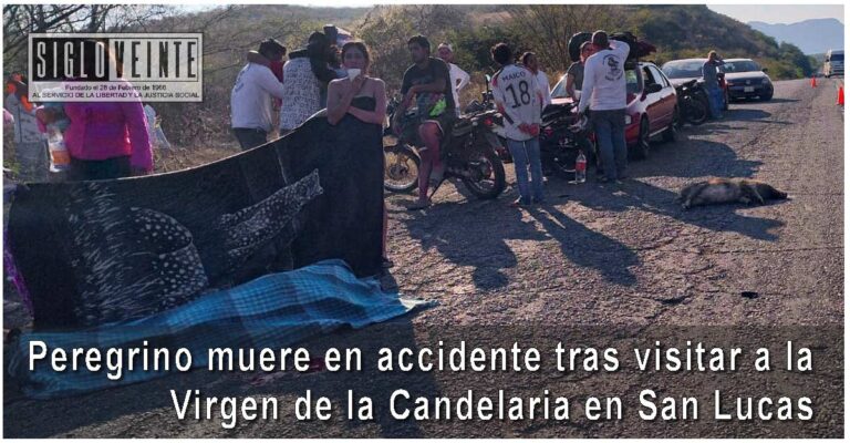 Peregrino muere en accidente tras visitar a la Virgen de San Lucas