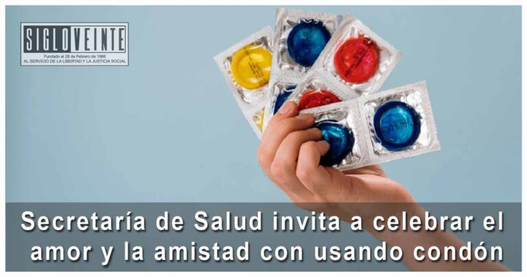 Secretaría de Salud invita a celebrar el amor y la amistad con usando condón