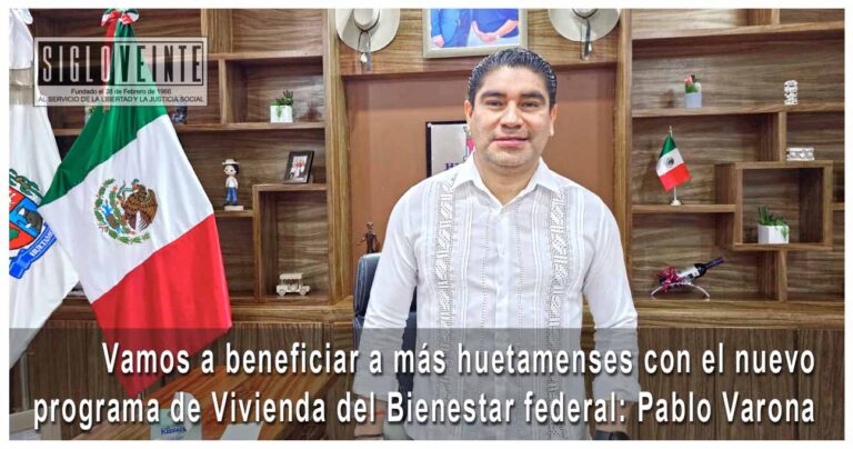 Vamos a beneficiar a más huetamenses con el nuevo programa de Vivienda del Bienestar federal: Pablo Varona
