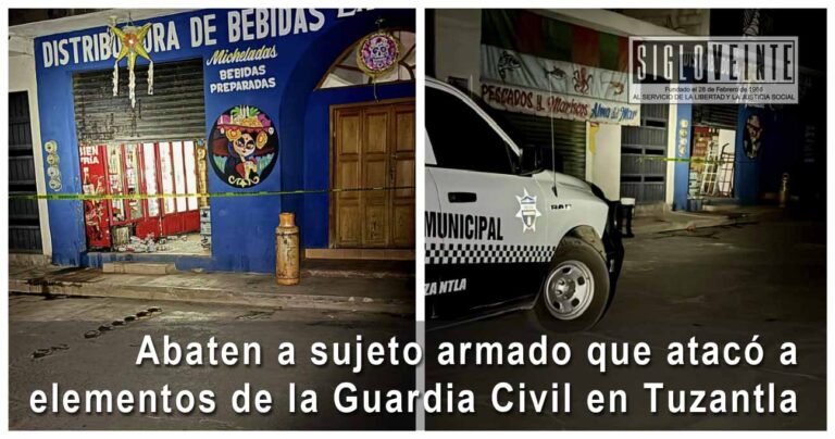 Abaten a sujeto armado que atacó a elementos de la Guardia Civil en Tuzantla