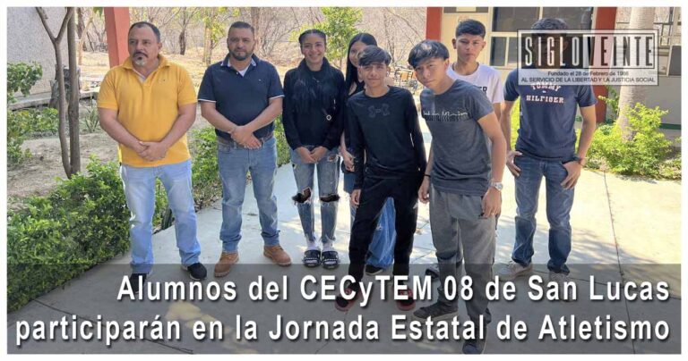 Alumnos del CECyTEM 08 de San Lucas participarán en la Jornada Estatal de Atletismo