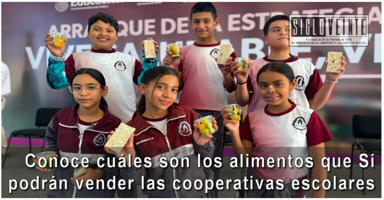 Conoce cuáles son los alimentos que Sí podrán vender las cooperativas escolares