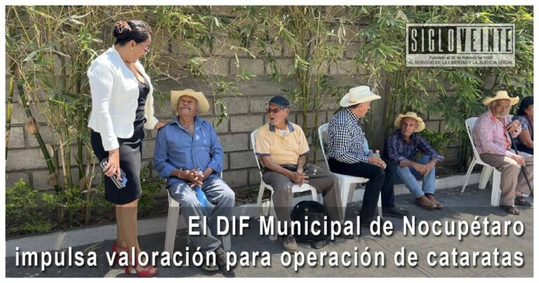 El DIF Municipal de Nocupétaro impulsa valoración para operación de cataratas
