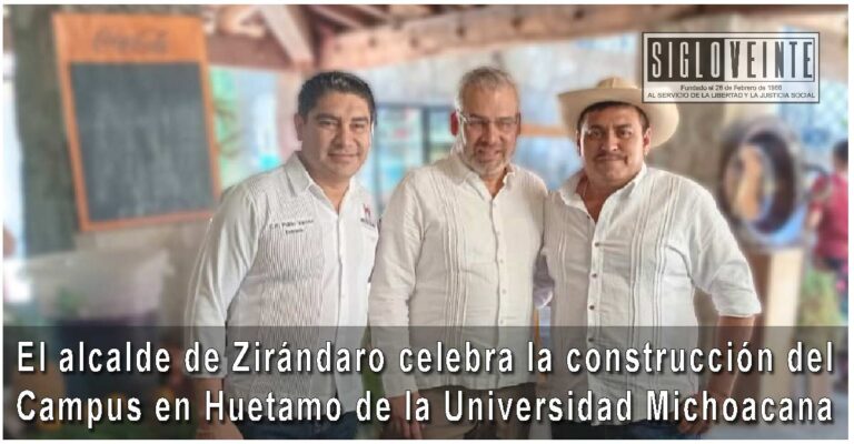 El alcalde de Zirándaro celebra la construcción del campus en Huetamo de la Universidad Michoacana