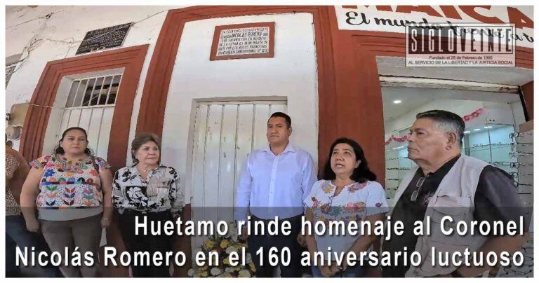 Huetamo rinde homenaje al Coronel Nicolás Romero en el 160 aniversario luctuoso
