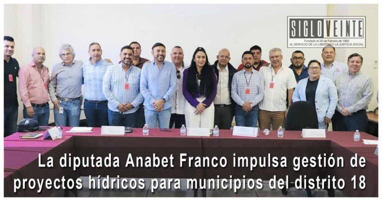 La diputada Anabet Franco impulsa gestión de proyectos hídricos para municipios del distrito 18