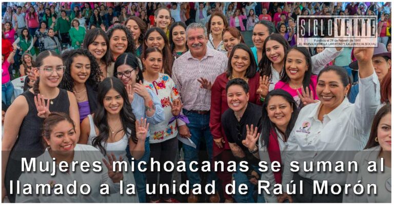 Mujeres michoacanas se suman al llamado a la unidad de Raúl Morón