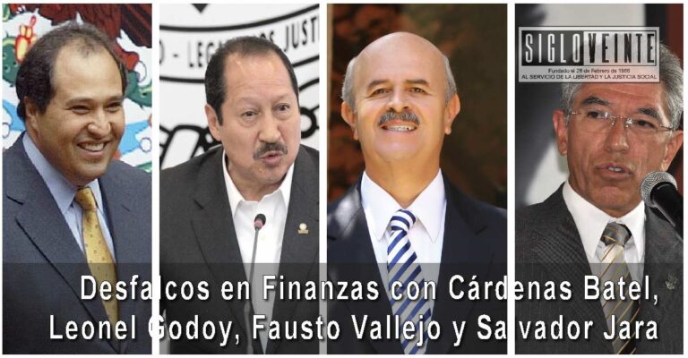 No solo hay desfalcos en Finanzas en el gobierno de Silvano Aureoles, también los hubo con Cárdenas Batel, Leonel Godoy, Fausto Vallejo y Salvador Jara