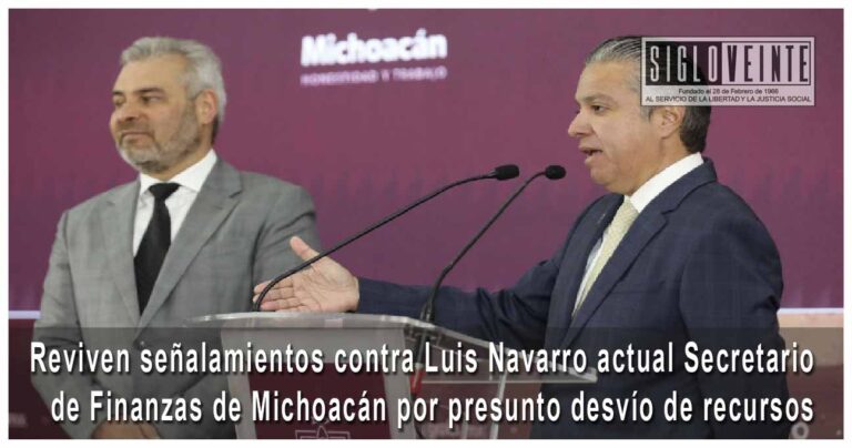 Reviven señalamientos contra Luis Navarro actual Secretario de Finanzas de Michoacán por presunto desvío de recursos
