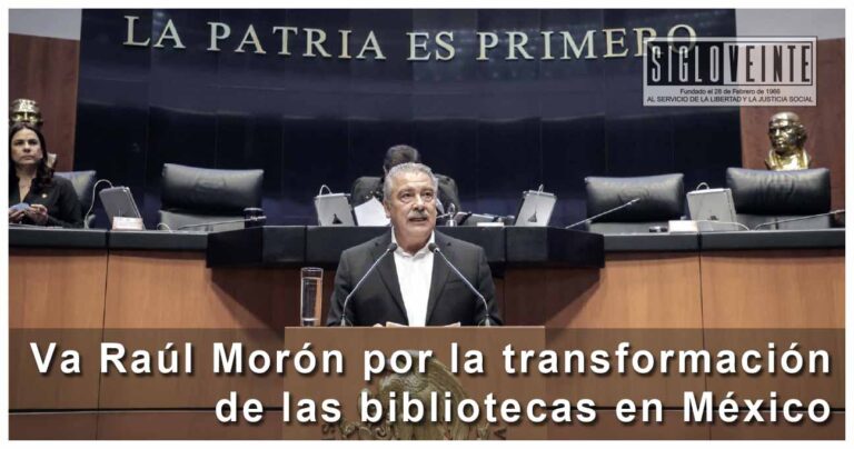 Va Raúl Morón por la transformación de las bibliotecas en México