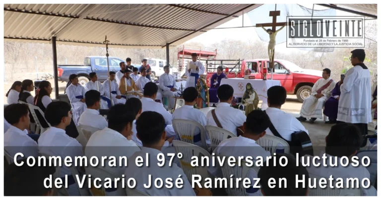 Conmemoran el 97 aniversario luctuoso del Vicario José Ramírez en Huetamo