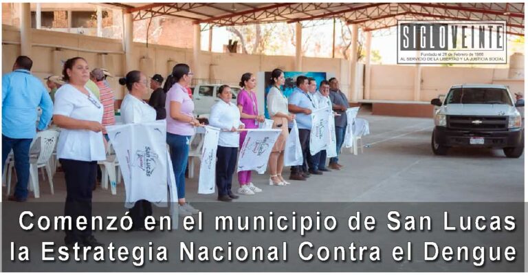 Comenzó en el municipio de San Lucas la Estrategia Nacional Contra el Dengue