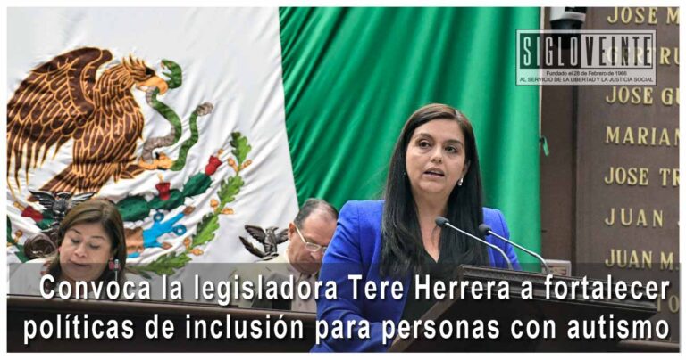 Convoca la legisladora Tere Herrera a fortalecer políticas de inclusión para personas con autismo