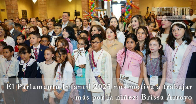 El Parlamento Infantil 2025 nos motiva a trabajar más por la niñez: Brissa Arroyo