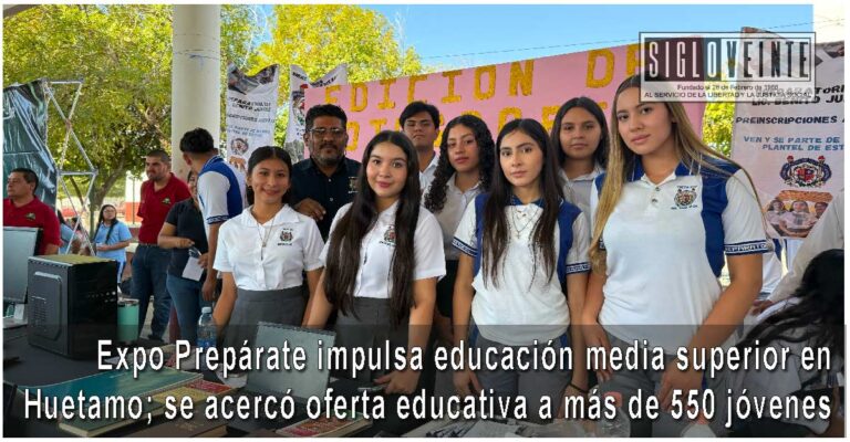 Expo Prepárate impulsa educación media superior en Huetamo; se acercó oferta educativa a más de 550 jóvenes