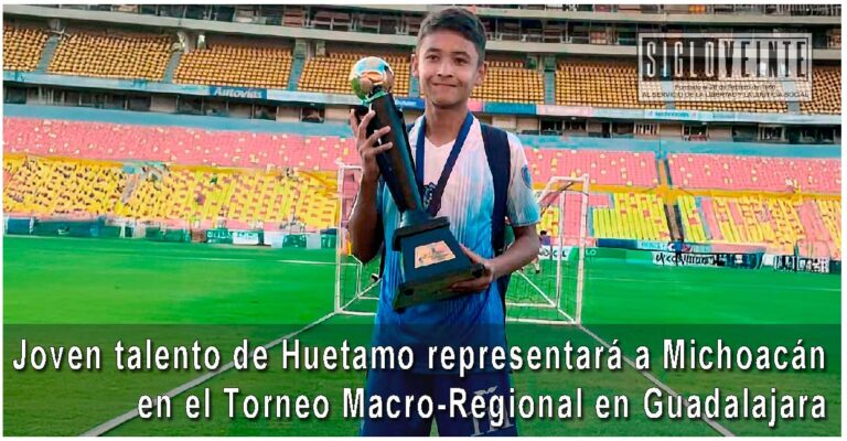 Joven talento de Huetamo representará a Michoacán en el Torneo Macro-Regional en Guadalajara