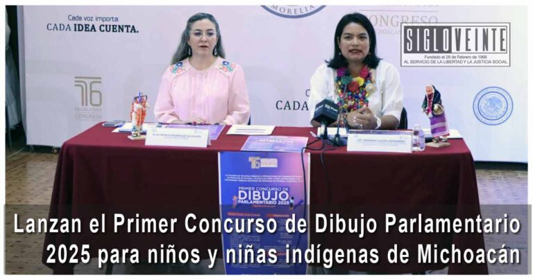 Lanzan el Primer Concurso de Dibujo Parlamentario 2025 para niños y niñas indígenas de Michoacán