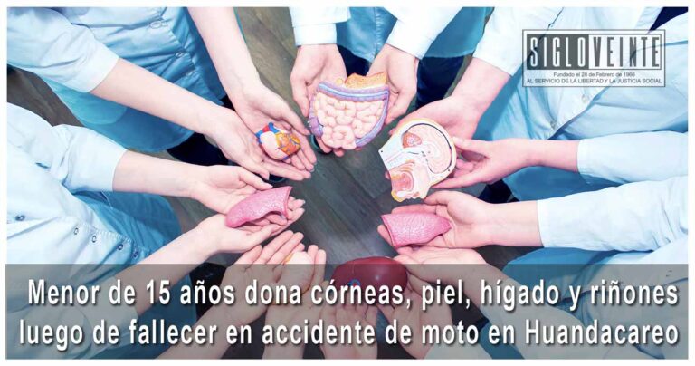 Menor de 15 años dona córneas, piel, hígado y riñones luego de fallecer en accidente de moto en Huandacareo