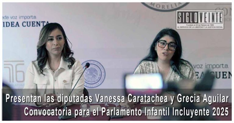 Presentan las diputadas Vanessa Caratachea y Grecia Aguilar Convocatoria para el Parlamento Infantil Incluyente 2025