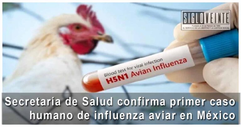 Secretaría de Salud confirma primer caso humano de influenza aviar en México