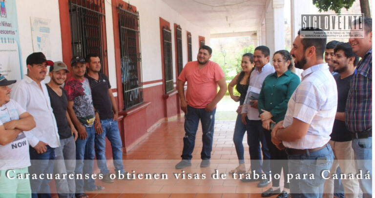 Caracuarenses obtienen visas de trabajo para Canadá