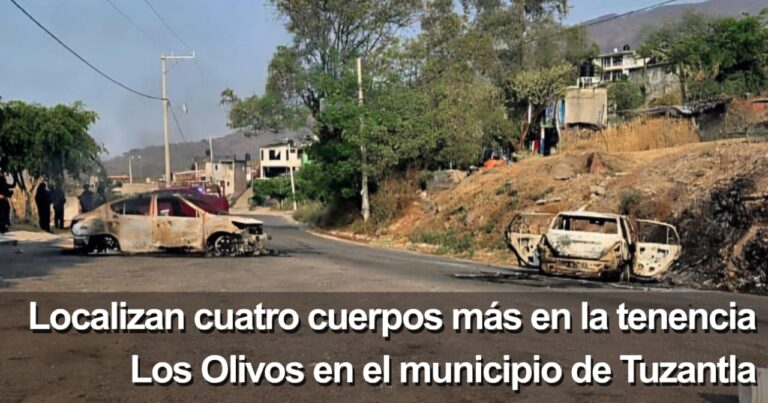 Localizan cuatro cuerpos más en la tenencia Los Olivos en el municipio de Tuzantla