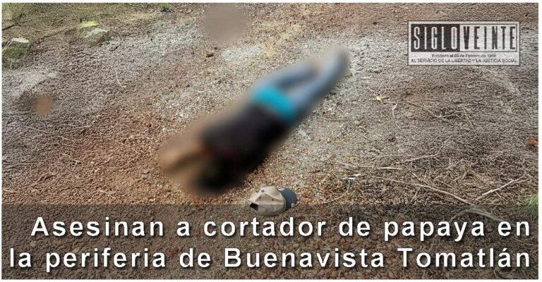 Asesinan a cortador de papaya en la periferia de Buenavista Tomatlán