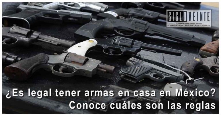 ¿Es legal tener armas en casa en México? Conoce cuáles son las reglas