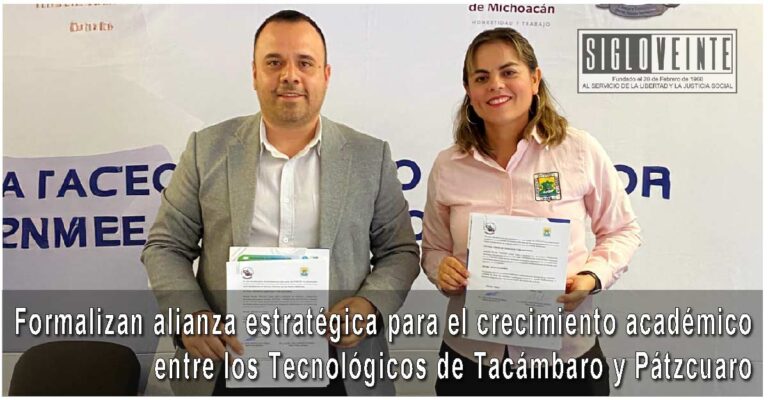 Formalizan alianza estratégica para el crecimiento académico entre los Tecnológicos de Tacámbaro y Pátzcuaro