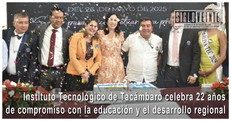 Instituto Tecnológico Superior de Tacámbaro celebra 22 años de compromiso con la educación y el desarrollo regional