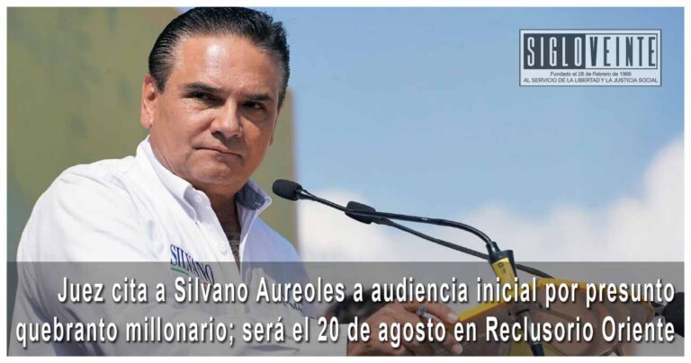 Juez cita a Silvano Aureoles a audiencia inicial por presunto quebranto millonario; será el 20 de agosto en Reclusorio Oriente