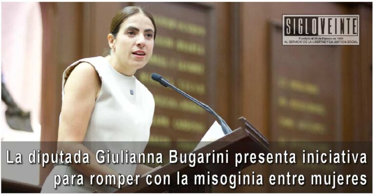 La diputada Giulianna Bugarini presenta iniciativa para romper con la misoginia entre mujeres