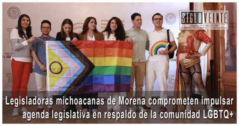 Legisladoras michoacanas de Morena comprometen impulsar agenda legislativa en respaldo de la comunidad LGBTQ+