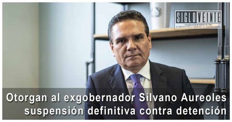 Otorgan al exgobernador Silvano Aureoles suspensión definitiva contra detención