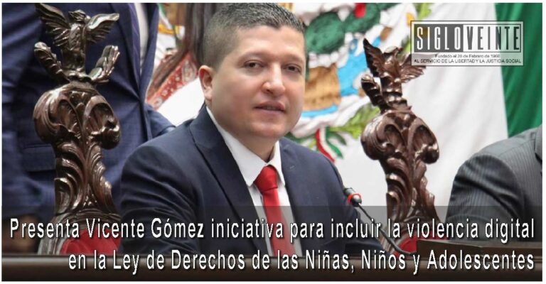Presenta Vicente Gómez iniciativa para incluir la violencia digital en la Ley de Derechos de las Niñas, Niños y Adolescentes