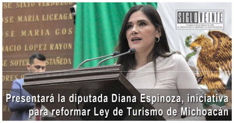 Presentará la diputada Diana Espinoza, iniciativa para reformar Ley de Turismo de Michoacán