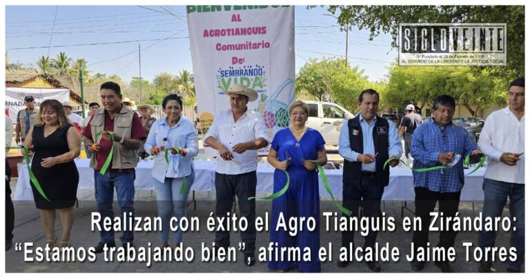 Realizan con éxito el Agro Tianguis en Zirándaro: “Estamos trabajando bien”, afirma el alcalde Jaime Torres