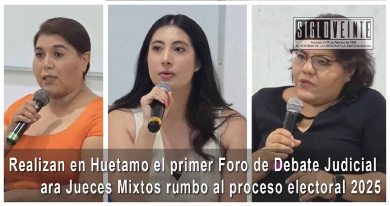 Realizan en Huetamo el primer Foro de Debate Judicial para Jueces Mixtos rumbo al proceso electoral 2025