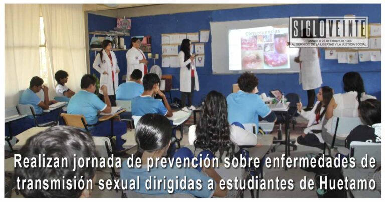 Realizan jornada de prevención sobre enfermedades de transmisión sexual dirigidas a estudiantes de Huetamo
