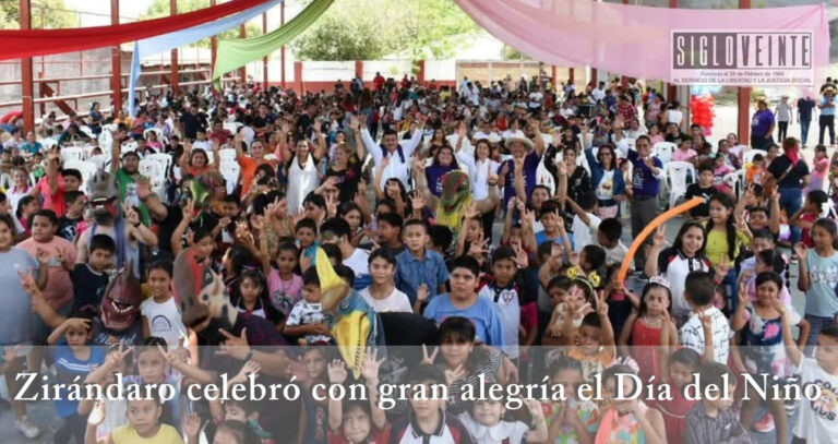 Zirándaro celebró con gran alegría el Día del Niño