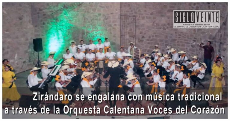 Zirándaro se engalana con música tradicional a través de la Orquesta Calentana Voces del Corazón