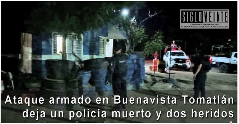 Ataque armado en Buenavista Tomatlán deja un policía muerto y dos heridos