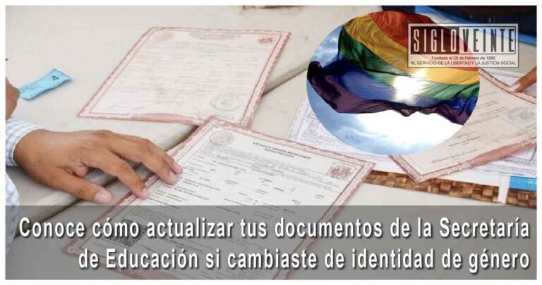 Conoce cómo actualizar tus documentos de la Secretaría de Educación si cambiaste de identidad de género