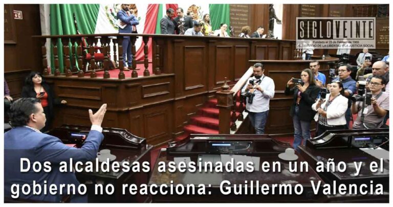 Dos alcaldesas asesinadas en un año y el gobierno no reacciona: Guillermo Valencia