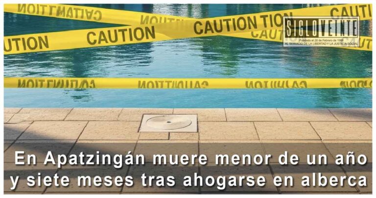 En Apatzingán muere menor de un año y siete meses tras ahogarse en alberca