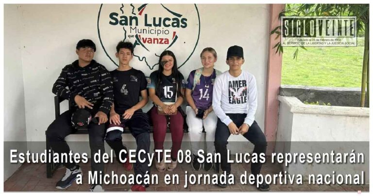 Estudiantes del CECyTE 08 San Lucas representarán a Michoacán en jornada deportiva nacional