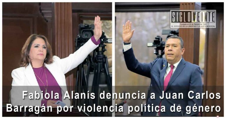 Fabiola Alanís denuncia a Juan Carlos Barragán por violencia política de género